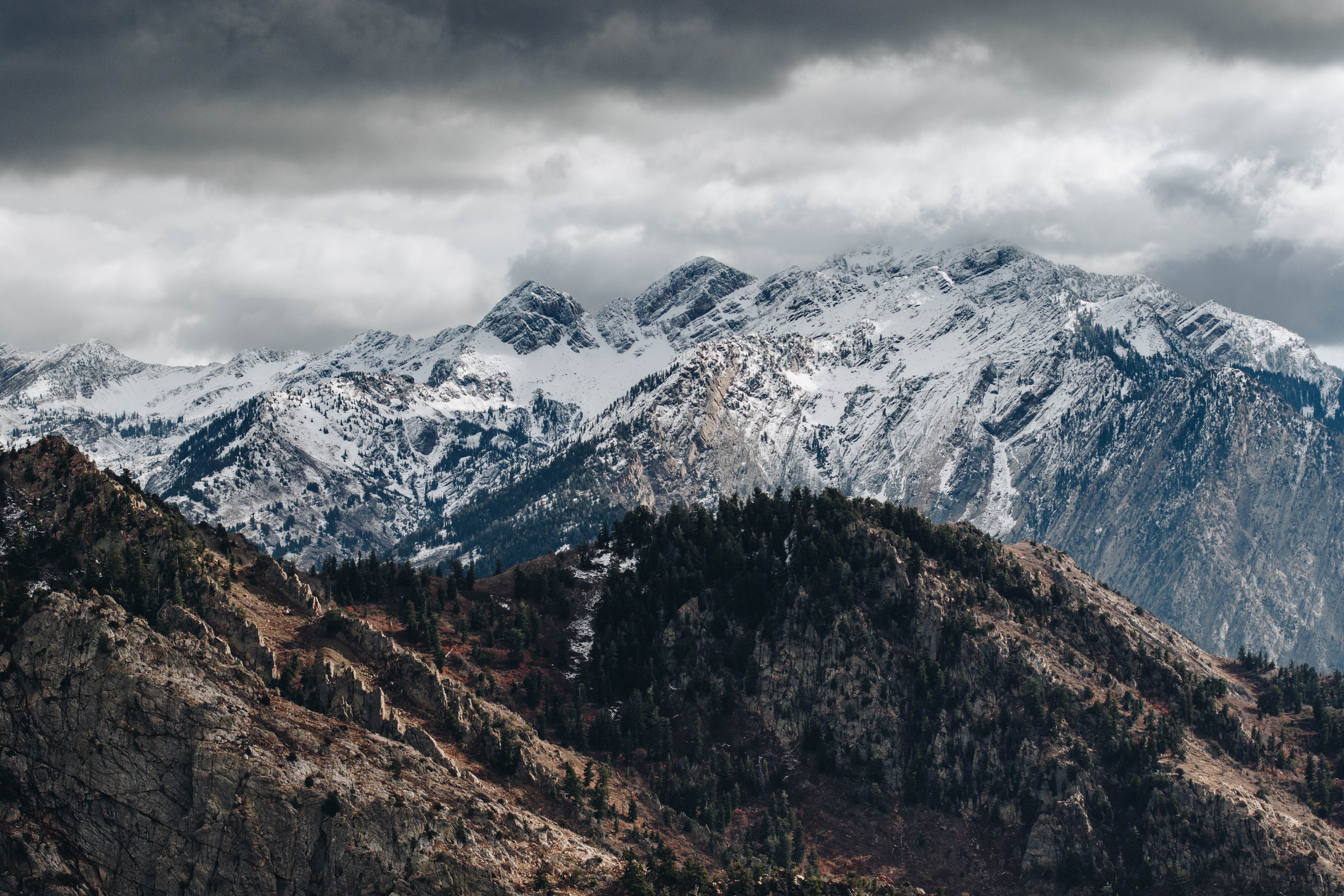 snow mountains
