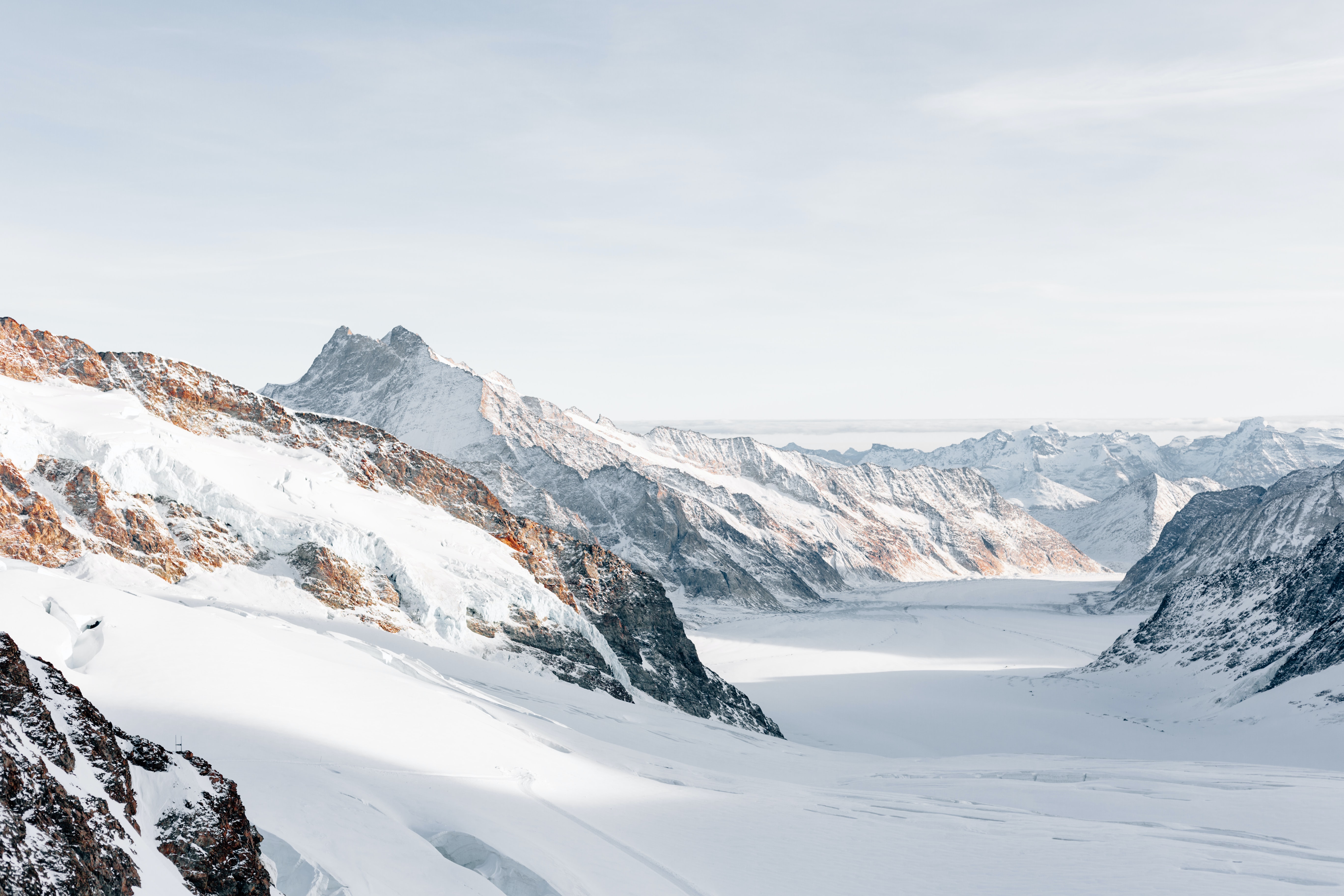 snow mountains